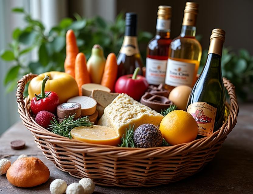 Paniers cadeaux gourmands BelleRue Express